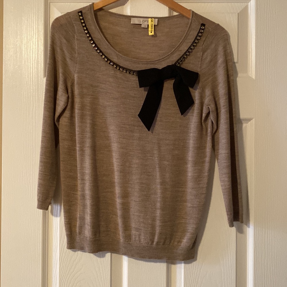 Ann Taylor Loft Tan sweater